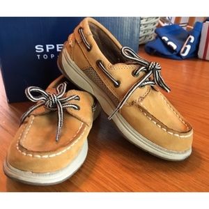 Boy's Sperry Boat Shoe in Intrepid Honey